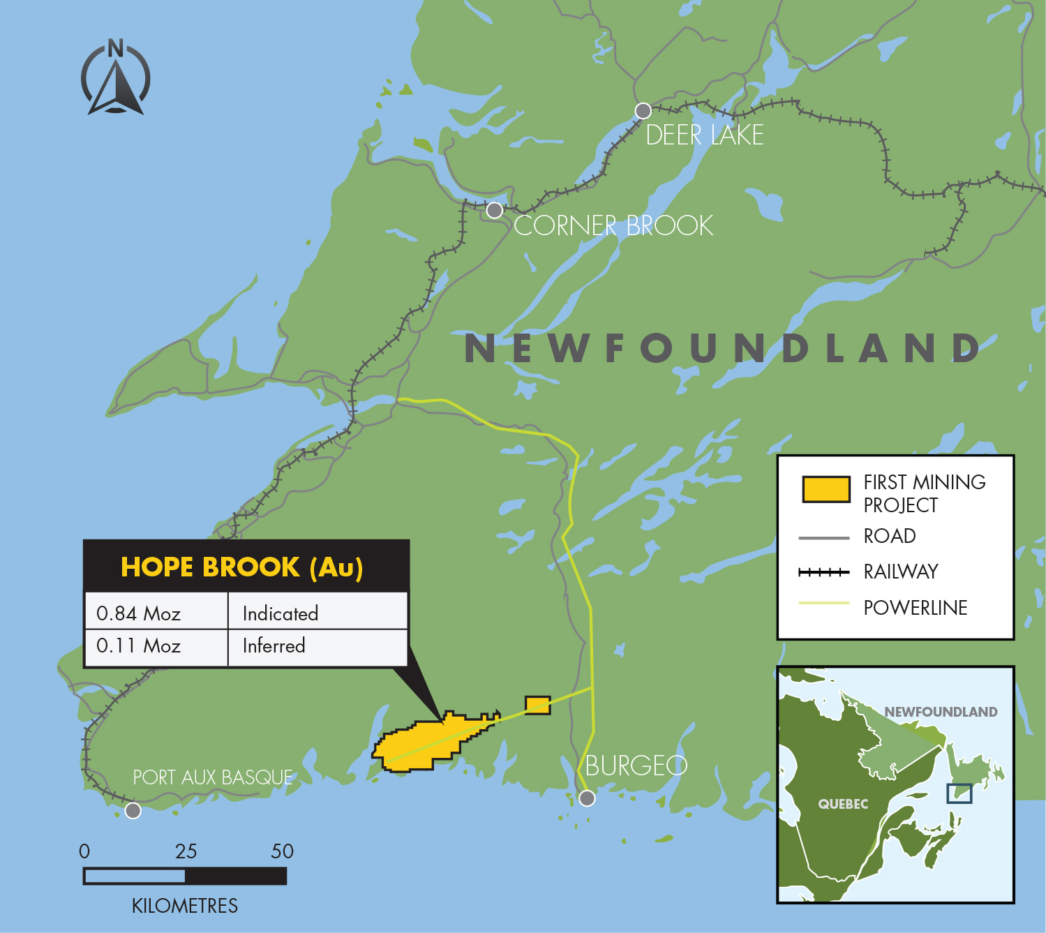 Hope Brook Property Map